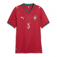 Fotbalové Dres Portugalsko Diogo Dalot #5 Dámské Domácí MS 2026 Krátký Rukáv